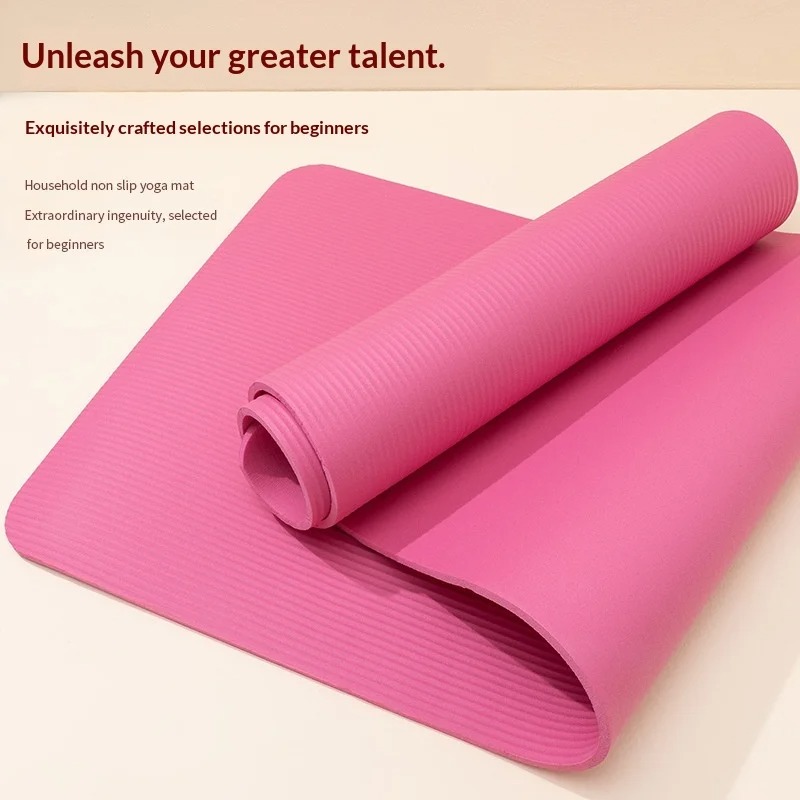 Extra Thick Non Slip Yoga Mat  - Pilates Yoga Home ulasan dan harga