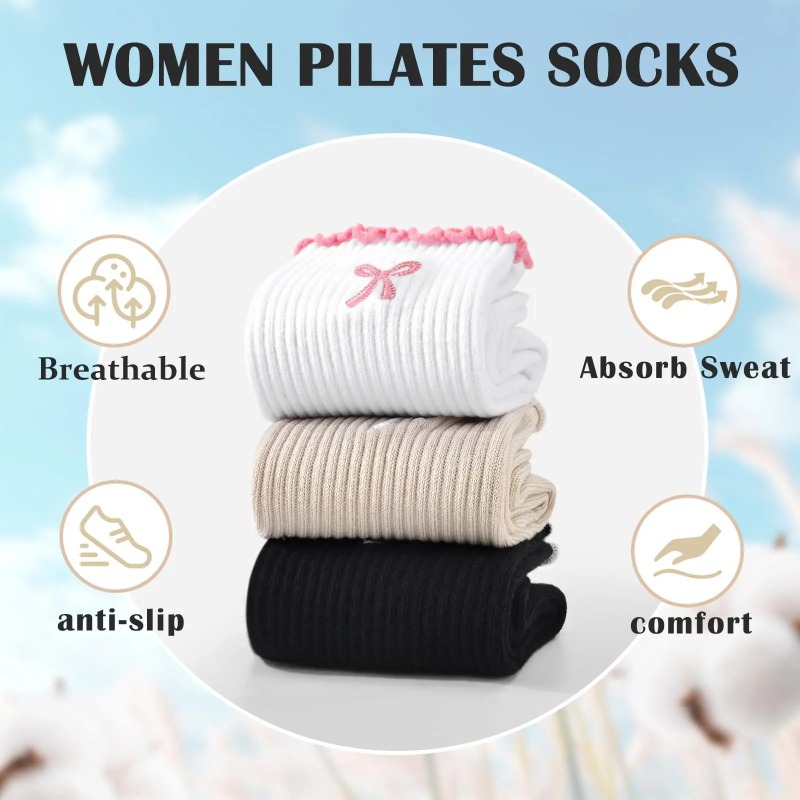 Professional Yoga Socks, Cotto - Pilates & Yoga Elastic Band ulasan dan harga