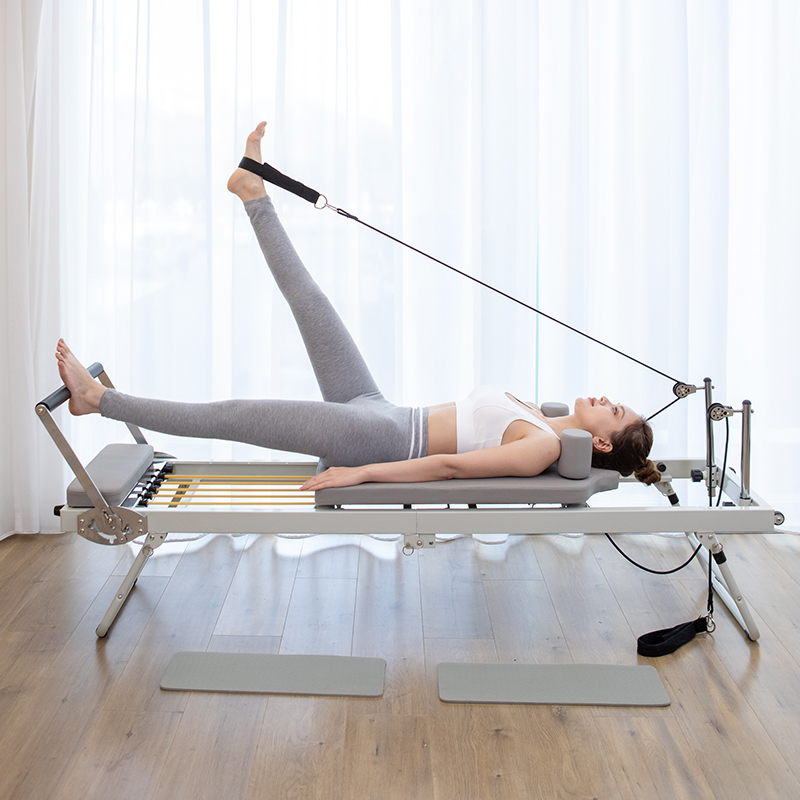 Large Folding Pilates Reformer - Pilates Yoga Weight Loss ulasan dan harga