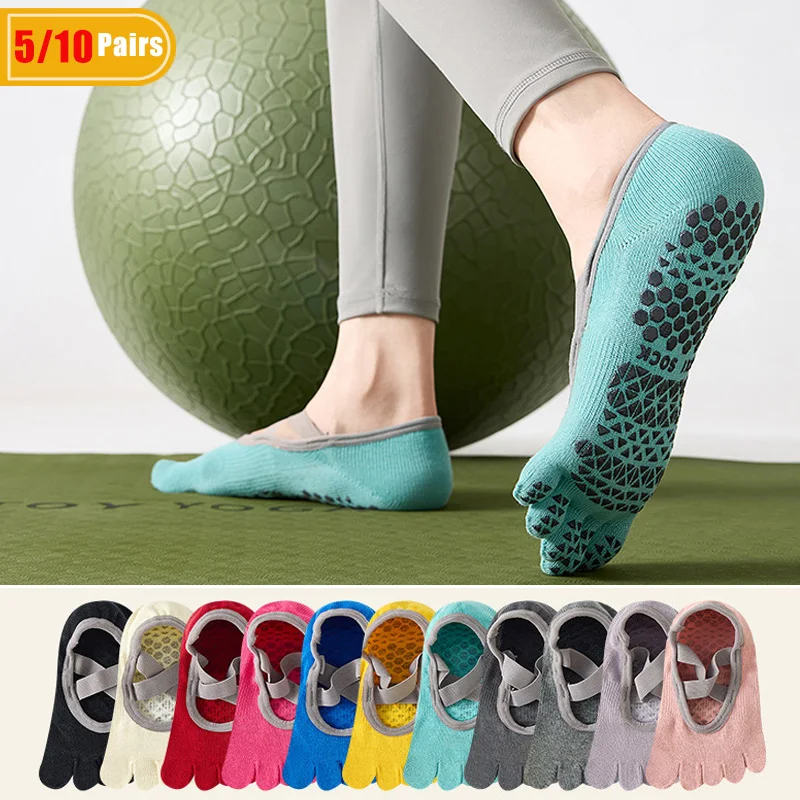 5/10 Pairs Women's Cotton Yoga - Pilates Yoga And Gym ulasan dan harga
