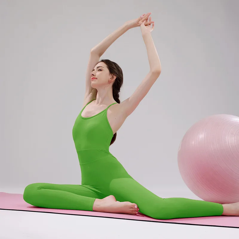 Aerial Yoga Workout Jumpsuit F - Pilates Yoga Aerial ulasan dan harga