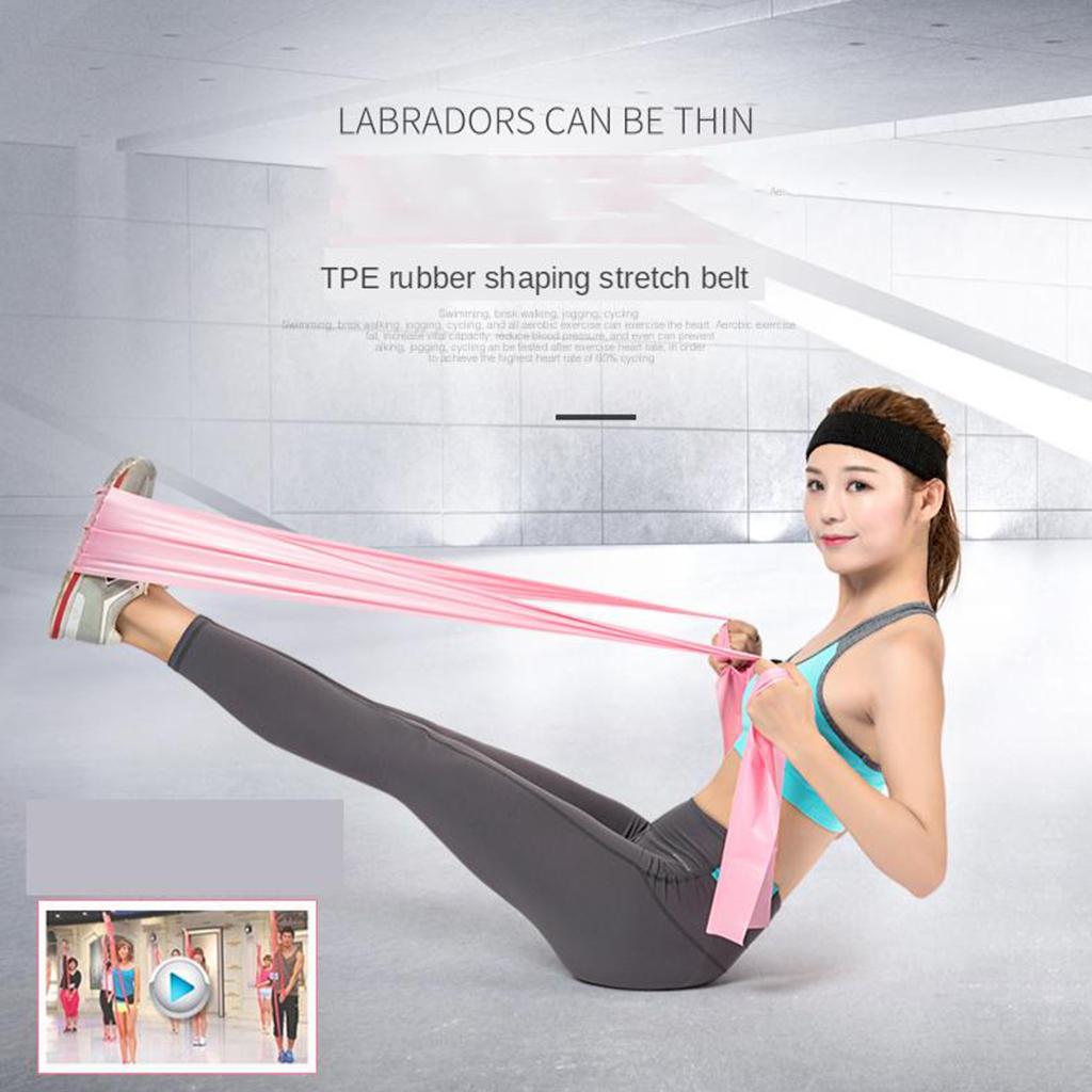 Long Stretch Exercise Bands TP - Pilates Yoga Weight Loss ulasan dan harga