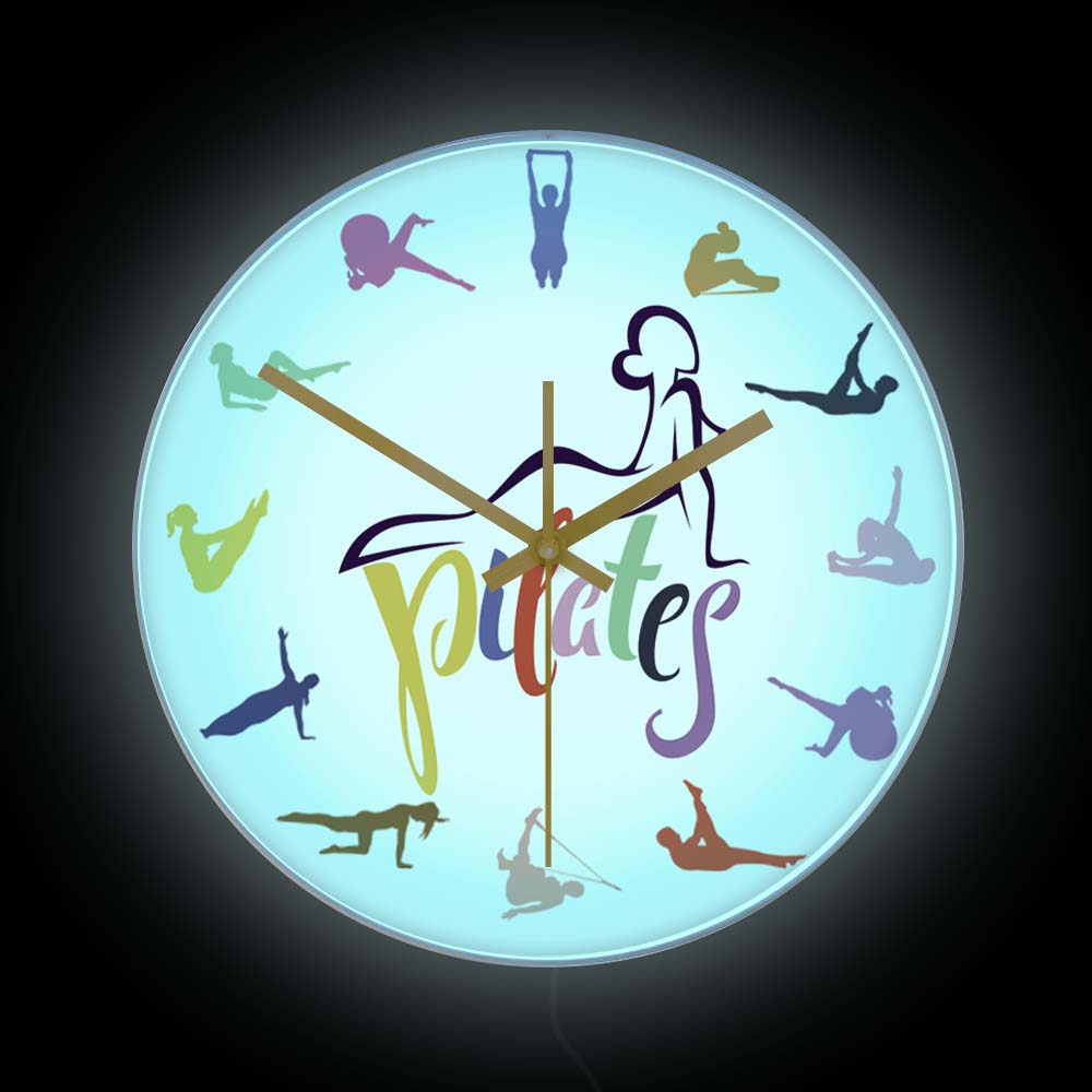Pilates Pose Colorful Print Wa - Pilates Yoga Room ulasan dan harga