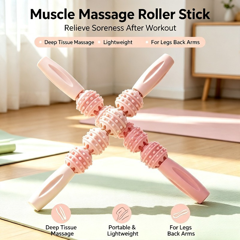 Massage Stick, Wolf Tooth Stic - Pilates Yoga Bar ulasan dan harga