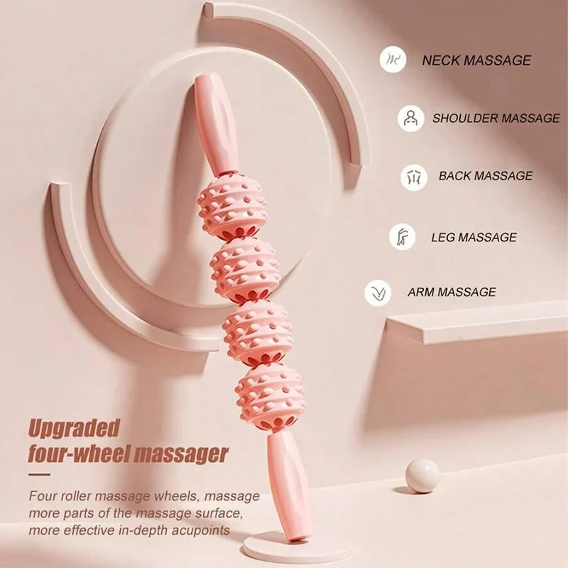  Massage Stick Leg Muscle Rel - Pilates Yoga Bar ulasan dan harga