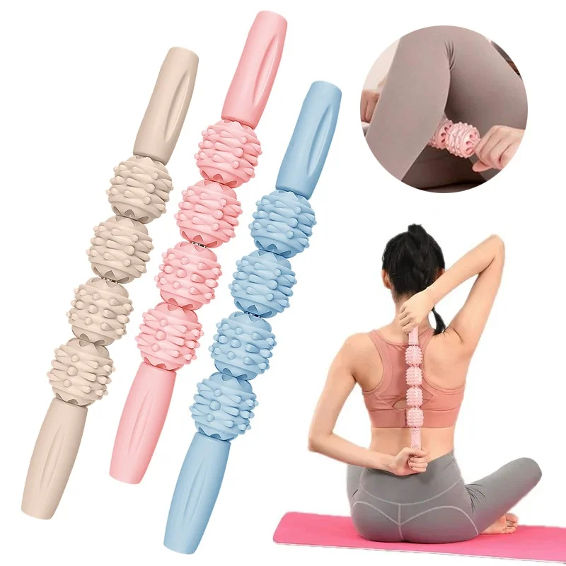  Massage Stick Leg Muscle Rel - Pilates Yoga Bar ulasan dan harga