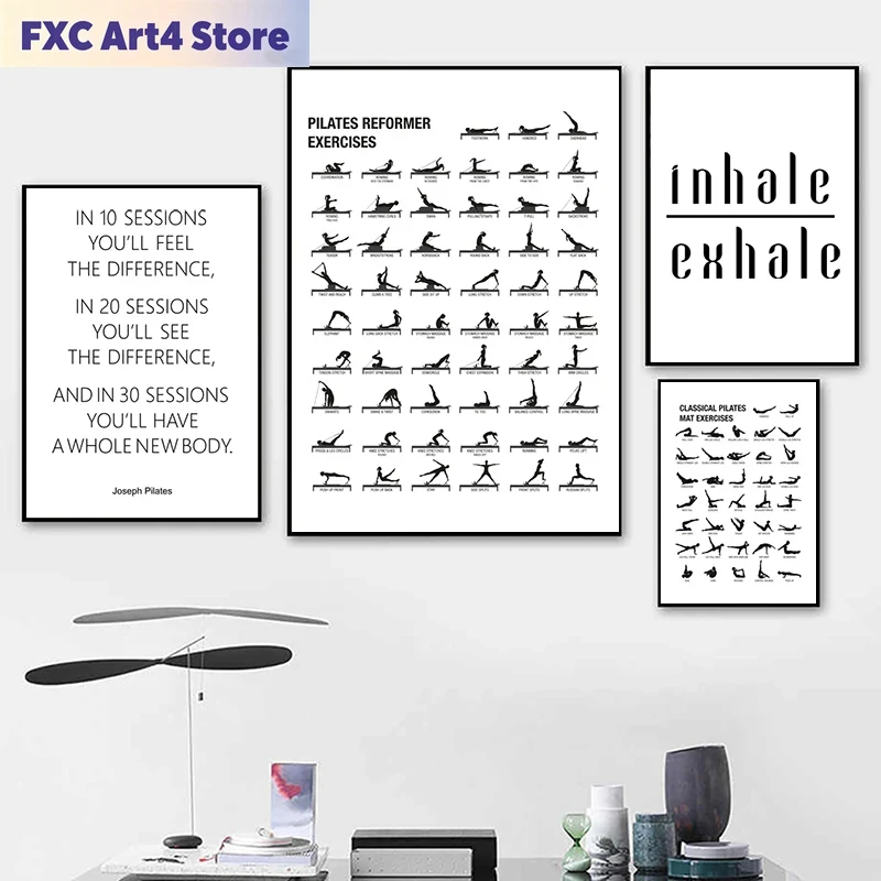 Frameless Pilates Workout Char - Pilates Yoga And Gym ulasan dan harga