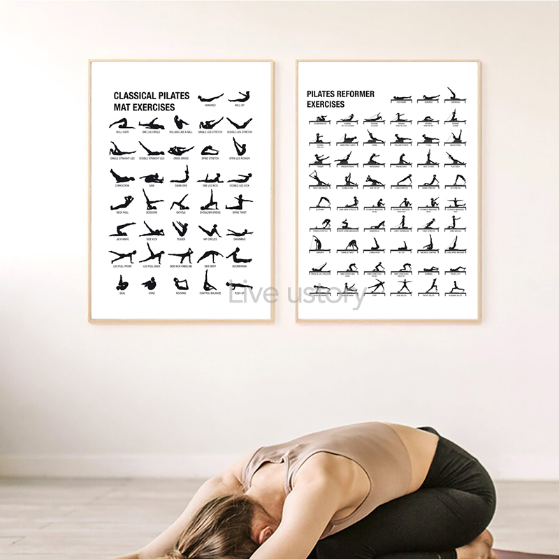 Frameless Pilates Workout Char - Pilates Yoga And Gym ulasan dan harga