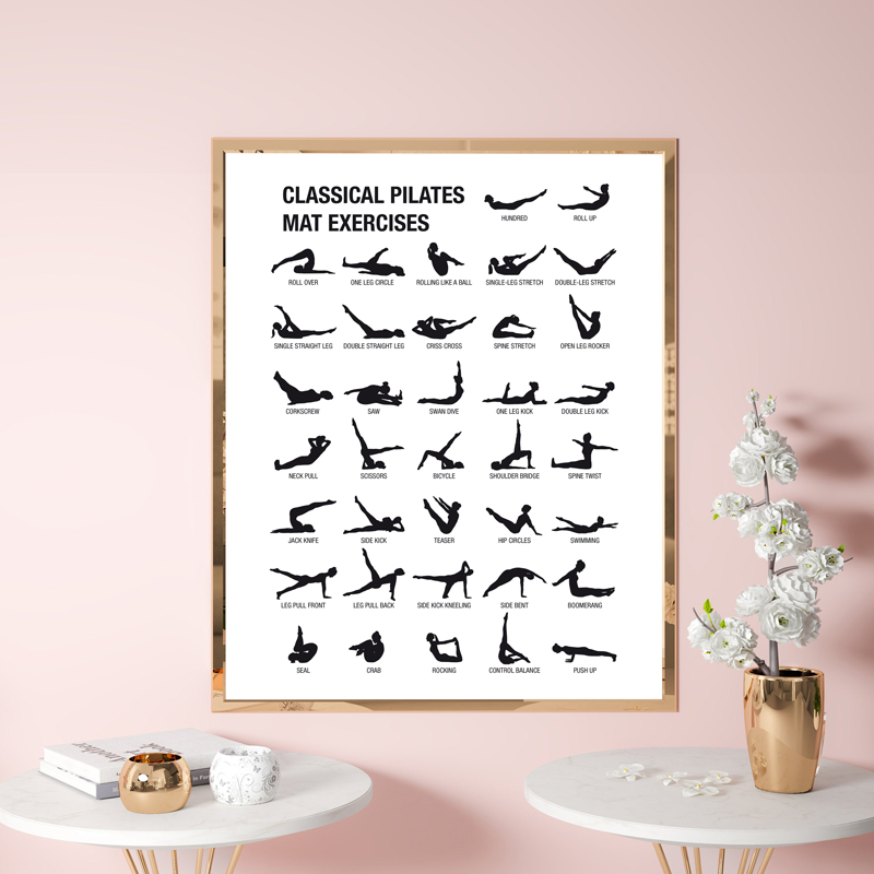 Frameless Pilates Workout Char - Pilates Yoga And Gym ulasan dan harga