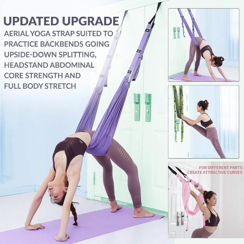 Adjustable Aerial Yoga Hammock - Pilates Yoga Aerial ulasan dan harga