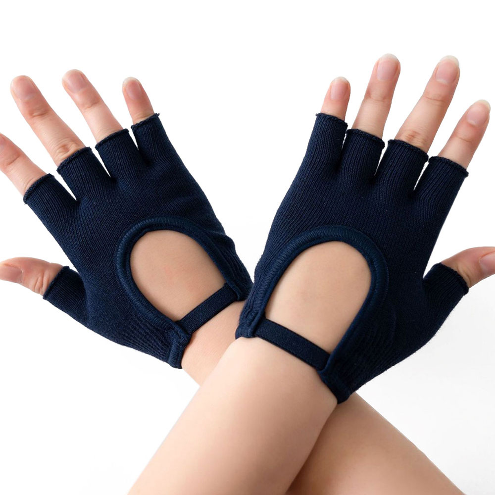 1Pair Half Finger Yoga Antisli - Pilates Yoga Aerial ulasan dan harga